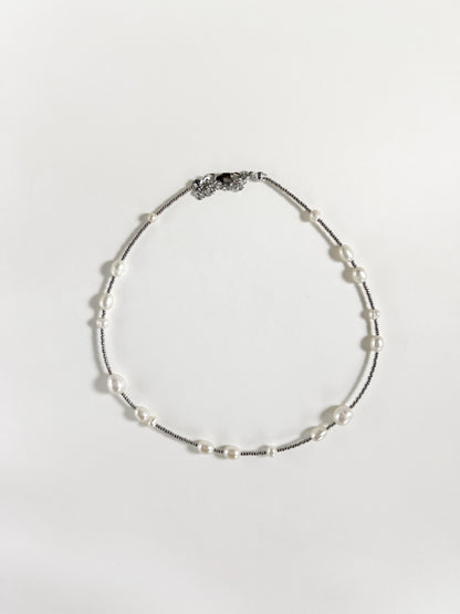 Olivia Necklace — Silver