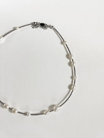 Olivia Necklace — Silver