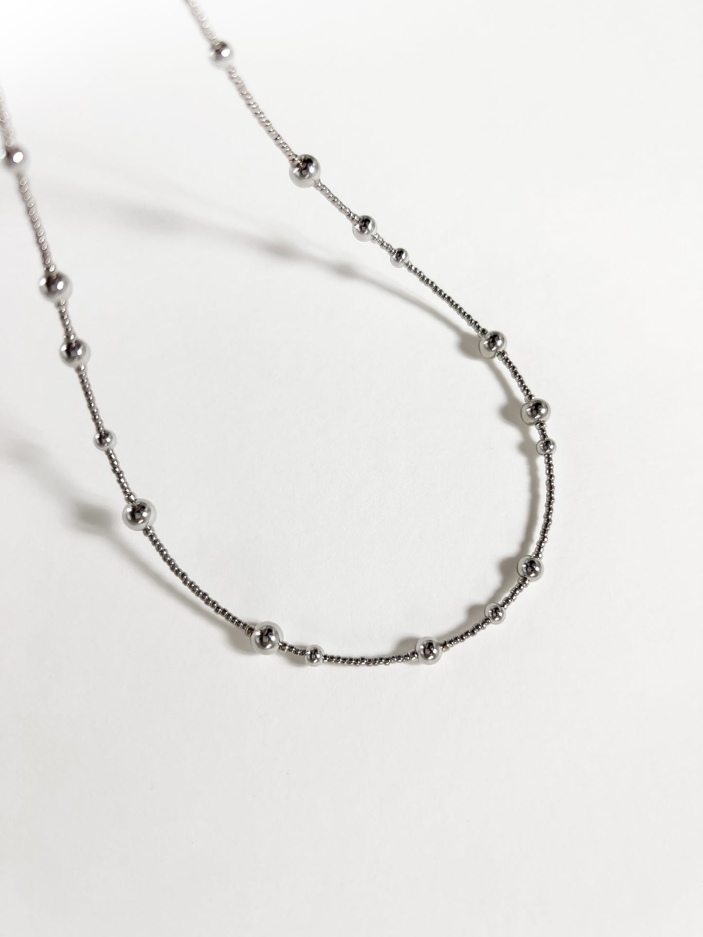 Olivia Necklace — Chrome