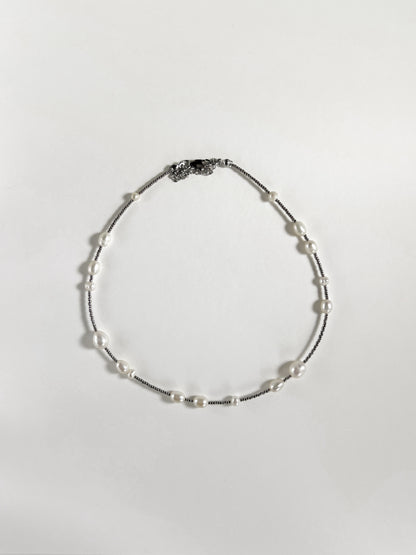 Olivia Necklace — Silver